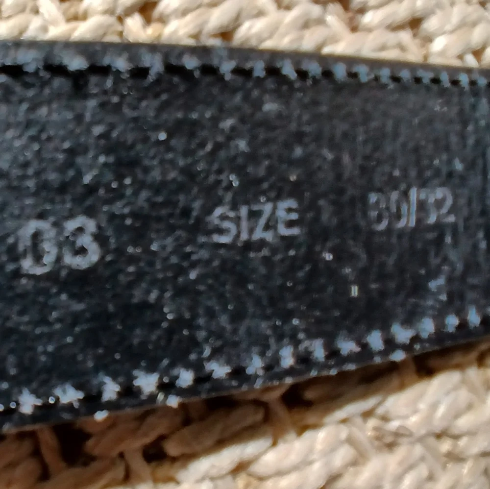 Diesel Black Patent Leather Belt W/ Large Metal Buckle - Picture 5 of 9